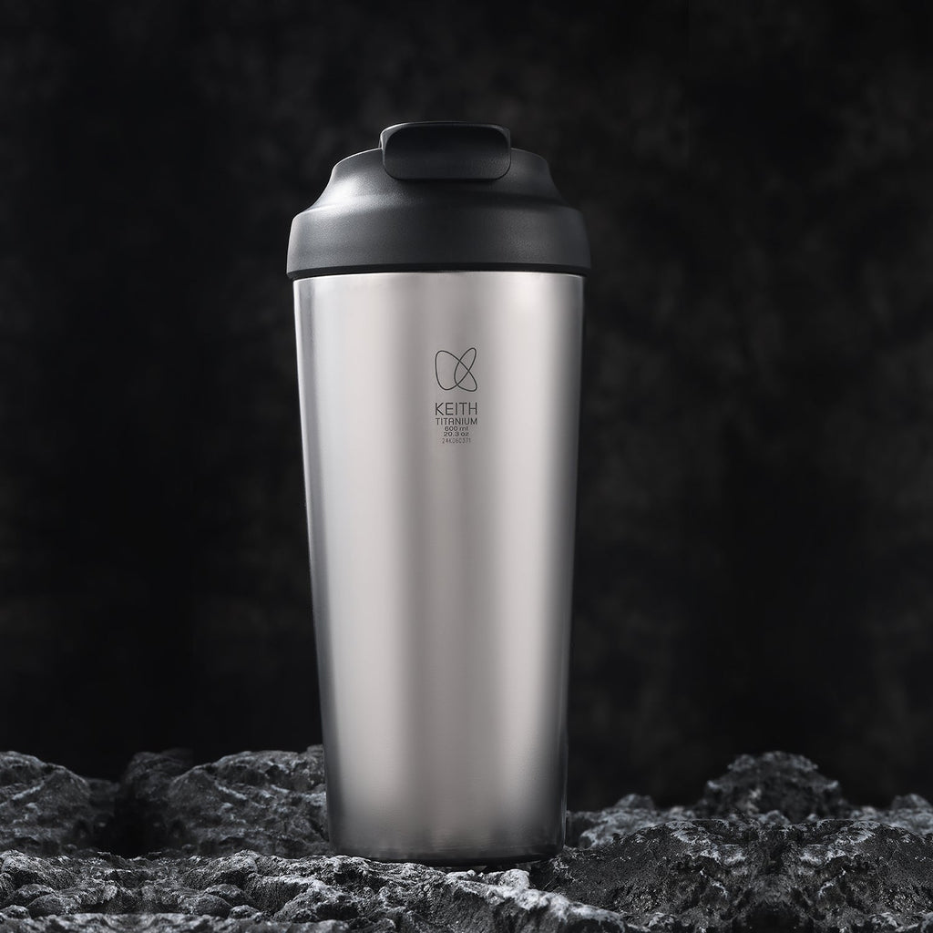 Mug isotherme de voyage en titane pur 600 ml-0