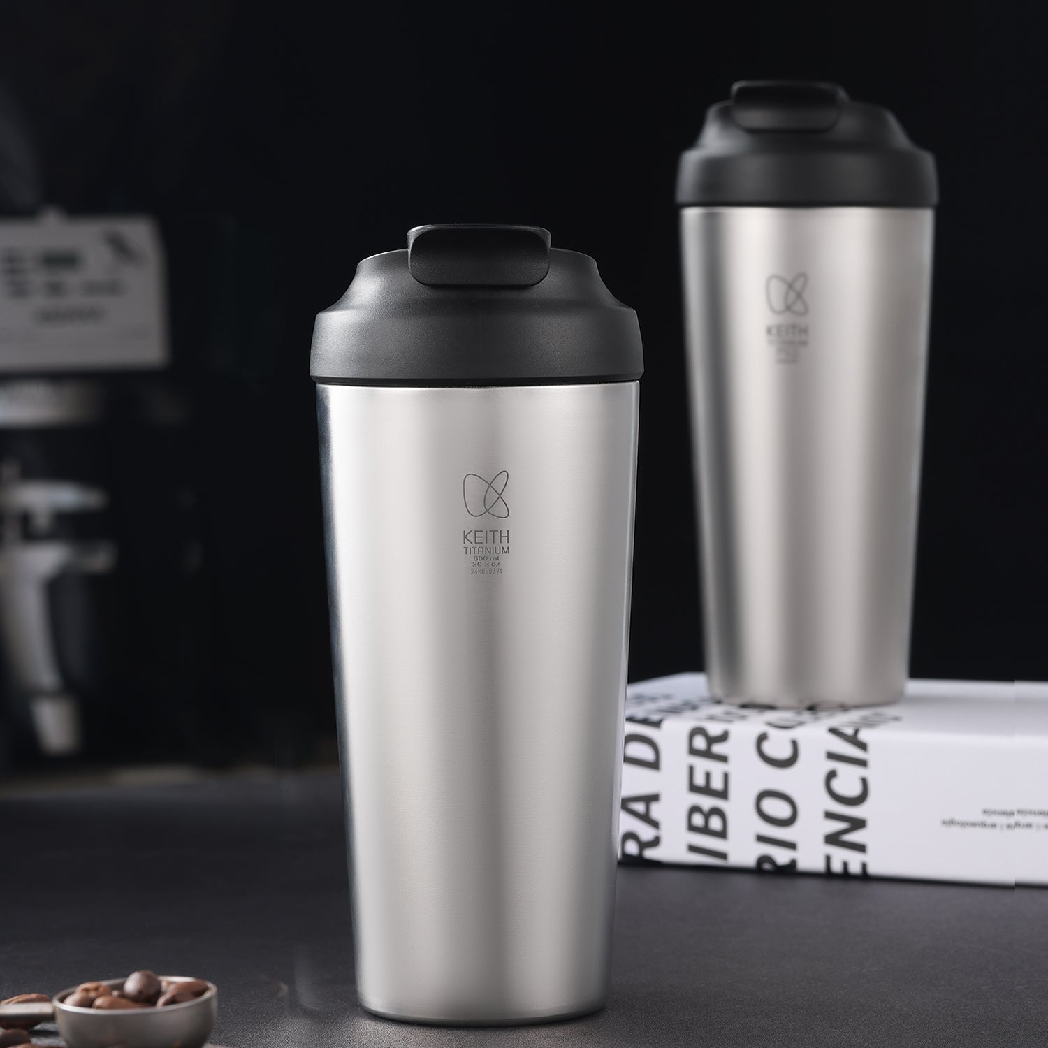 Mug isotherme de voyage en titane pur 600 ml-4