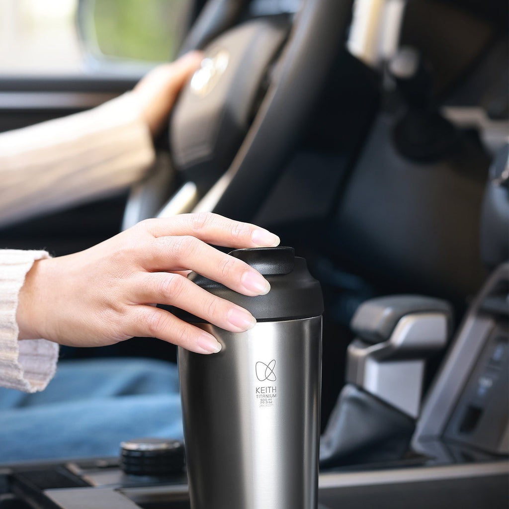 Mug isotherme de voyage en titane pur 600 ml-1