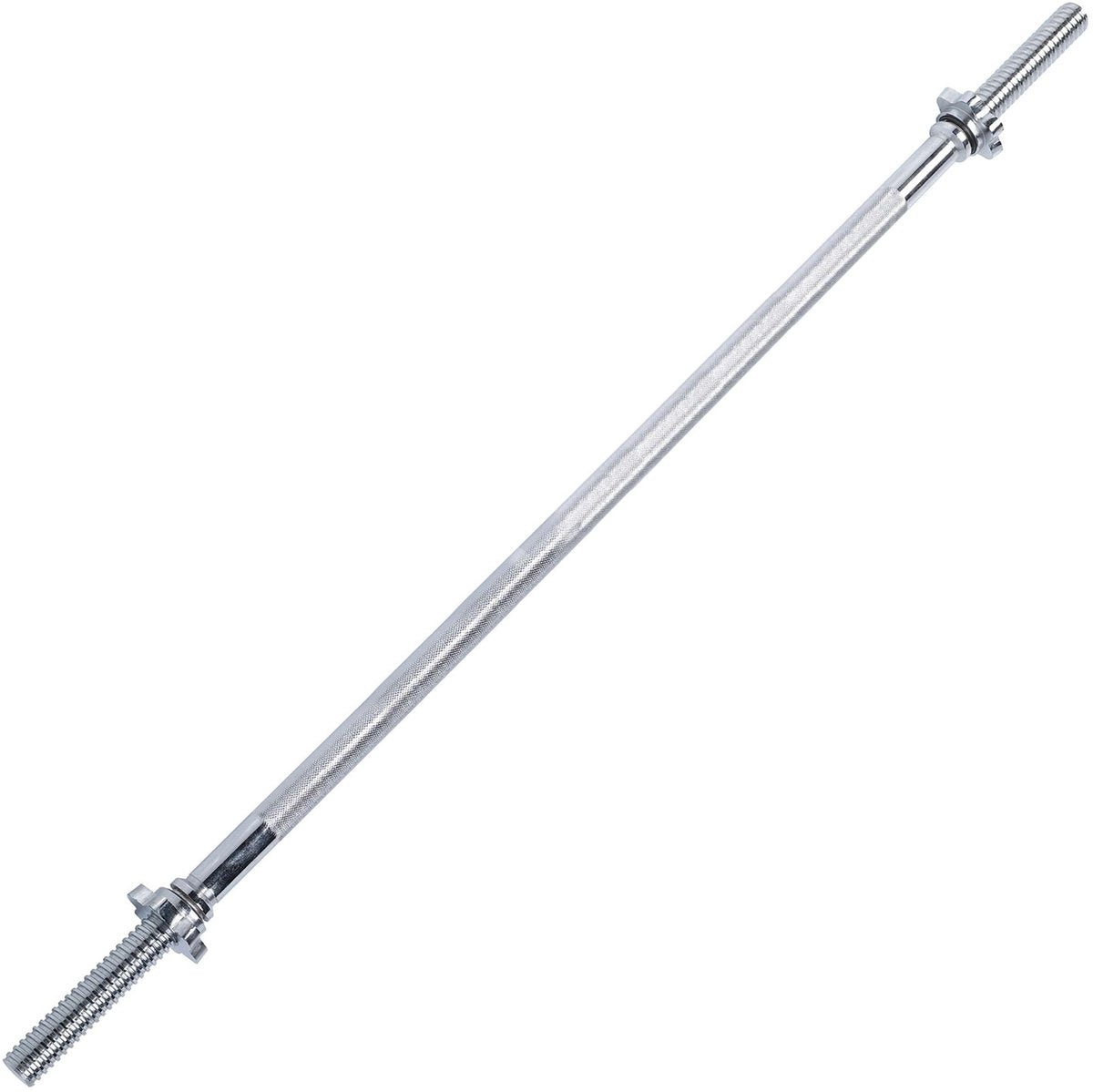 Tunturi halterstang - barbell - fitness bar - fitness stang - 120 cm - schroefsluiting - incl. gratis fitness app-0