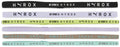 PUMA x hyrox hairbands (6pcs) unisex haarbandjes - black- white-sunny lime-light lavender-intense mint-0