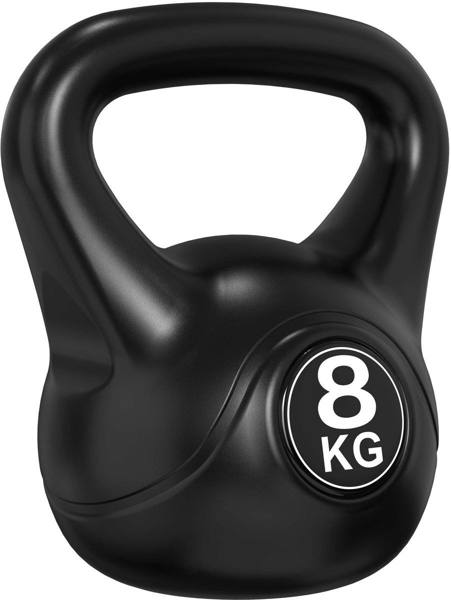Tunturi pvc kettle bell - kettlebell - 8 kg - incl. gratis fitness app-0
