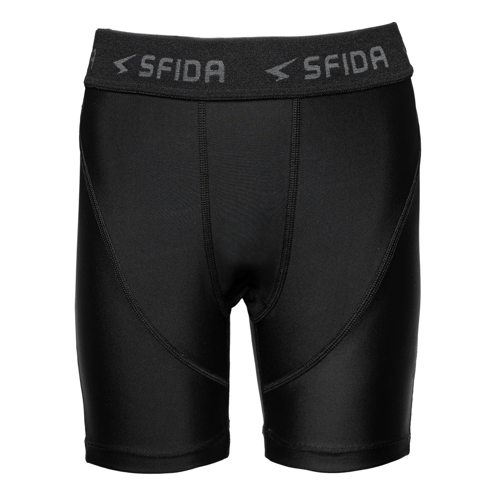 Compression Junior Half Short - Black-0