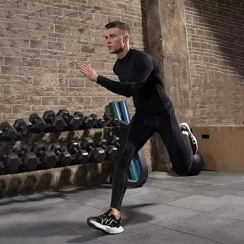 Men Compression Long Sleeve T Shirt-3