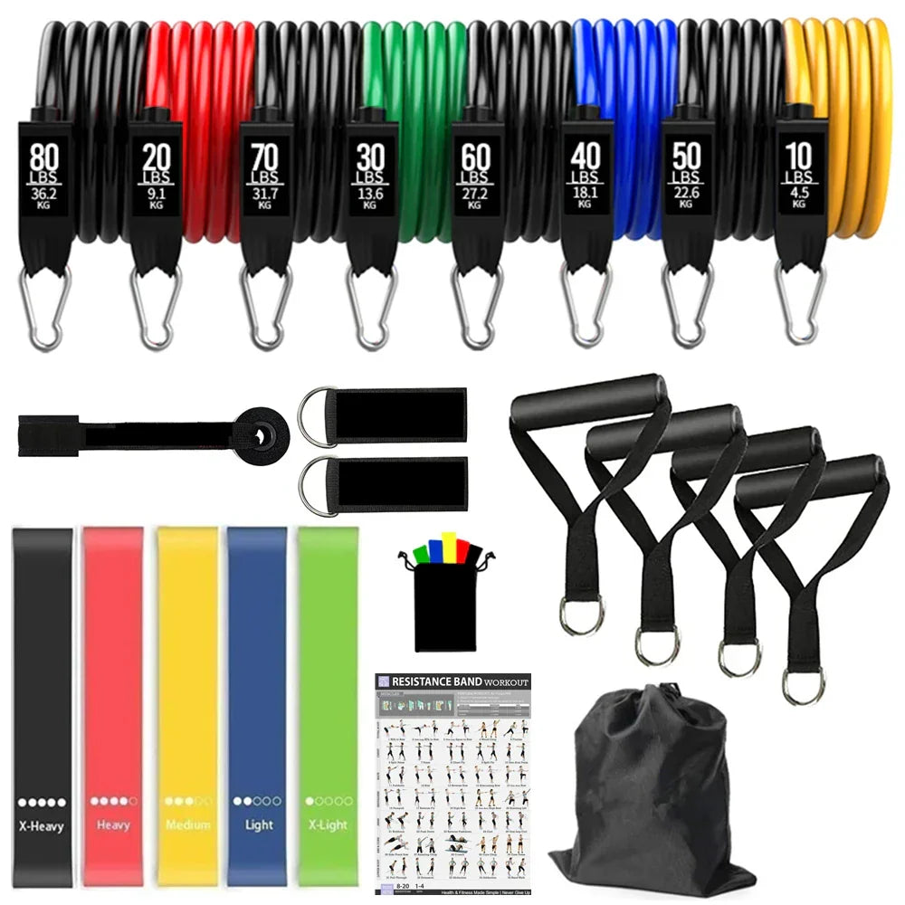 Resistance Bands for Yoga & Fitness Training