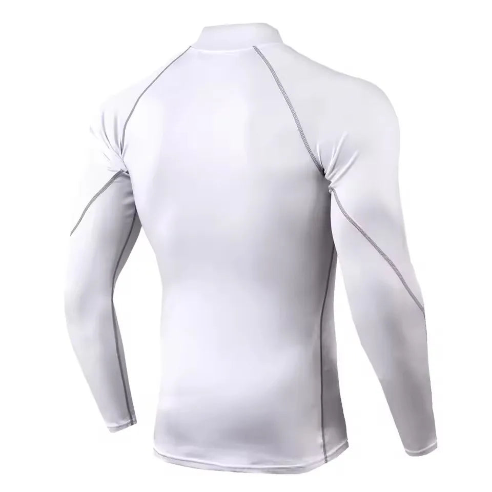 Men Compression Long Sleeve T Shirt-4