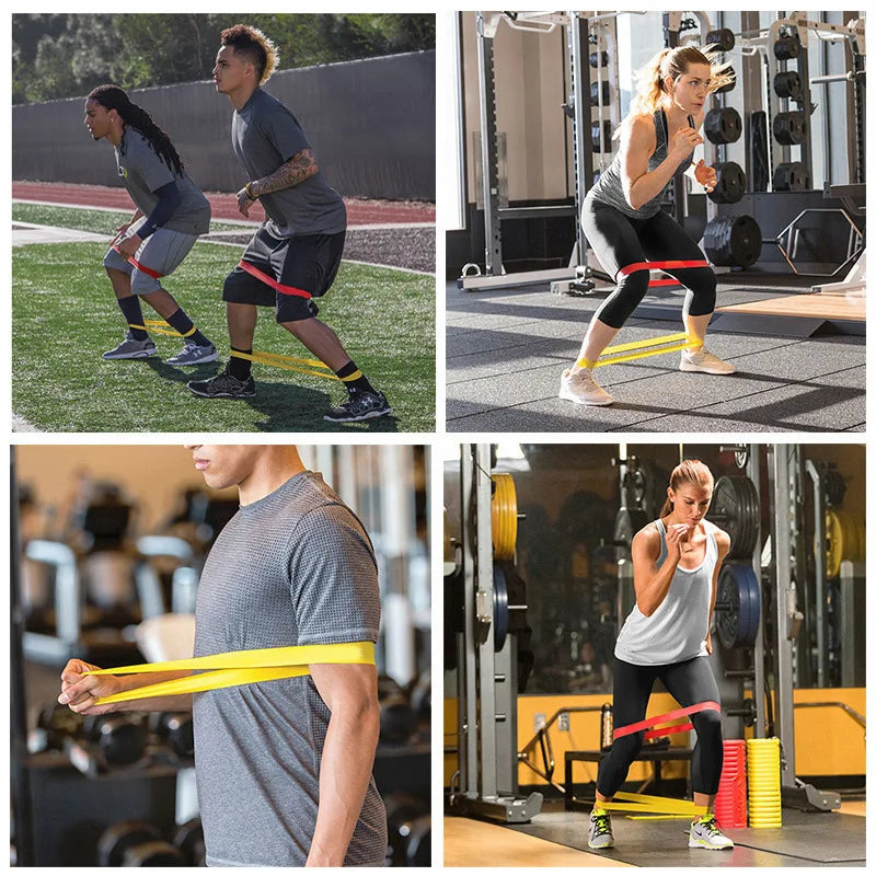 Training Fitness Rubber Resistance Bands Yoga Home Gym Elastic Gum Pilates Crossfit Workout Equipment Bodybuilding for Sports