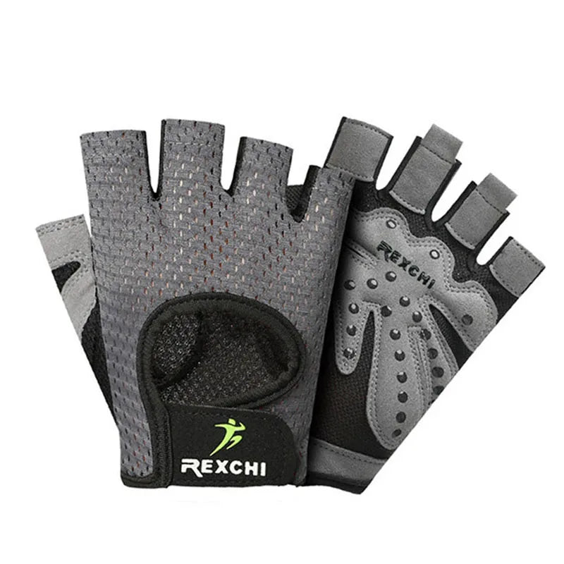 Professional Gym Fitness Gloves Power Weight Lifting Women Men Crossfit Workout Bodybuilding Half Finger Hand Protector